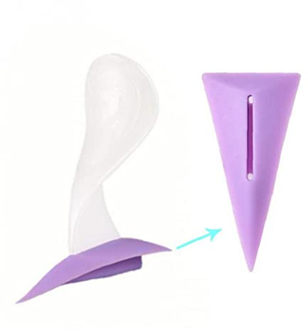 TOSSPER Dreiecksform Für Frauen Bikini Dedizierte Privatpersonen Rasierschablone Sexy Weibliche Schamhaar Rasierer Intime Forming Tool, 2.8*5.8cm