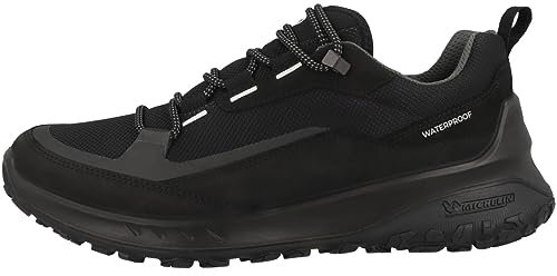 Ecco Herren ULT-TRN M Low WP Outdoor Shoe, Black/Black, 42 EU