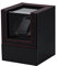 Mcbazel Automatic Watch Winder, Watch Winders for 1 Watches,Automatic Watch Winder Box with Quiet Motor Leather Carbon Fiber Pattern-Black Red