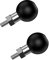 1 Inch Ball Mount Portable Tripod Ball Adapter Motorcycle ATV Rear View Mirror Screw Ball Head with Threaded Bolt M6 x 1 mm Compatible with RAM Mount (SZ-M6) 2sets