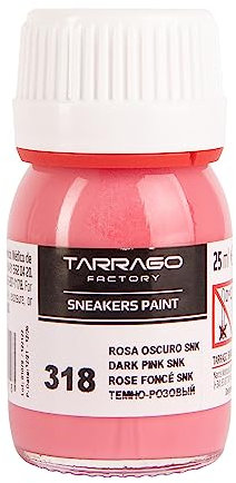Tarrago Tinte para zapatos SNK 318, botella de 25 ml, con pincel y esponja, para piel lisa, piel sintética o lona