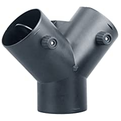 Raccordement gaine en Y 75mm, Accessoire de chauffage de stationnement Diesel pour réchauffeur dair à 3 voies traversant le connecteur de conduit de collecteur dair en plastique ABS