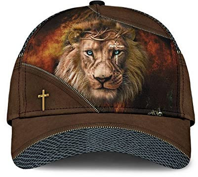 452 Herren Damen Baseball Kappe Mütze Jesus Löwe Baseball Cap Leicht Abwaschbar Baseball Kappen Leicht Baseballkappe Für Draussen Kletter Golf