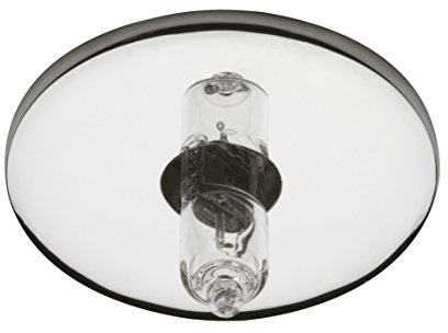 LICHT DISCOUNT Halogen mini Einbaustrahler Sternenhimmel 10 er Set 12 V chrom glänzend - Aussenmass 40 mm Lieferung inkl. Trafo, Sternchen Spots, 10 Watt G4 Stiftsockel Leuchtmittel
