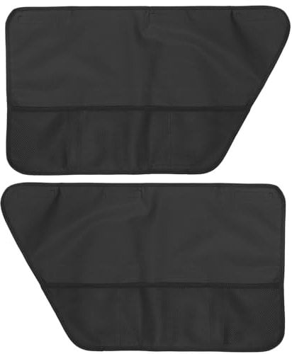 ULTECHNOVO Car Door Protector for Dogs - 2 Pack Anti-Scratch Vehicle Cover Pad - Waterproof Washable Oxford Pet Car Covers for Puppy Dog Traveling Outside (Universal Fit)