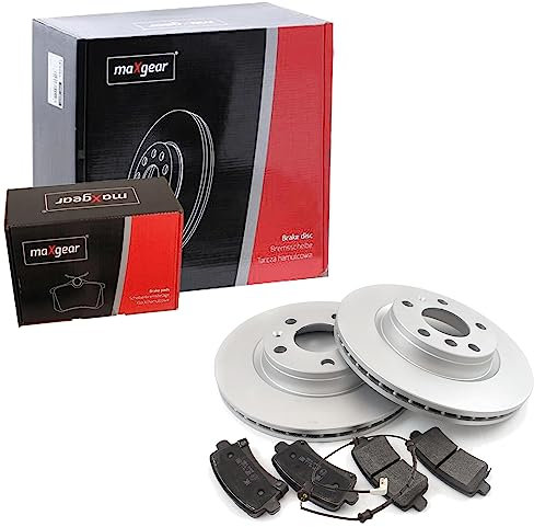 MAXGEAR Bremsen Set Bremsscheiben Scheibenbremsen Ø284 belüftet vorne + Bremsbeläge Bremsklötze für Adam Corsa E