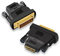 MMOBIEL Adaptateur HDMI vers DVI - Bidirectionnel - DVI-D Mâle Dual Link vers HDMI Femelle - Convertisseur pour Moniteur, PC, TV, Jeux, Projecteur - 1080p Full HD 60Hz - Connecteur Or