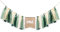 jijAcraft One Hochstuhl Banner One Hochstuhl Dekoration, Dschungel Safari Hochstuhl Banner, Baby Jungen First Geburtstags Dekoration, ideal für Baby Boy ersten Geburtstag (Grün)