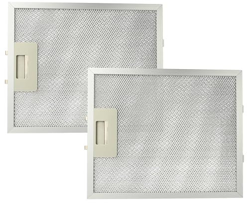 vhbw 2x Filtre anti-graisse compatible avec Electrolux EFC 9408 X, EFC 9404 X, EFC 9412 X, EFC 9412 U hotte de cuisine - 27,7 x 23 x 0,9 cm, métal