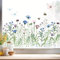 Wandtattoo Loft Fensterbilder Frühling mit Kornblumenwiese& Hummeln – A4 Bogen, Wiederverwendbar – Frühlingsdeko Fenster, Frühlingsbild Fenster, Fensterdeko Frühling, Fensterfolie Frühling