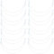 GORGECRAFT 18 Pairs Carbon Steel Bra Wires 21cm Stainless Steel Underwires Replacements Metal Bra Supporters Rings for Bra Shaping Under Wire Women Corset Clothing DIY Making Sewing Supplies