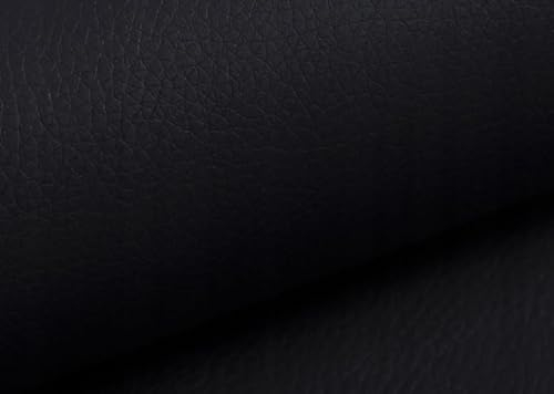 TAPHICEROS Leder Reparatur Set, Schwarz, 250cm x 140cm, Meterware Kunstleder Lederreparatur Lederflicken Set Hochwertiges Lederflickenset für Autositz Sofa Möbel Bürostuhl DIY