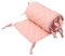 CPTCMYHM Baby Bettumrandung, Bettumrandung Babybett, Kinderbetten Kantenschutz Baby Babybett, Atmungsaktive Polsterung Für Babybett, Kopfschutz Umrandungen Für Kleinkinder,Rosa,120 * 15cm