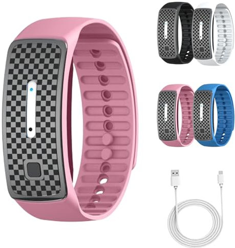 Josfit Ultraschallarmband, Josfit Armband, Josfit Bracelet, Ultraschall Armband Damen, Ultrasonic Body Shape Wristband Für Damen Und Herren (Pink)