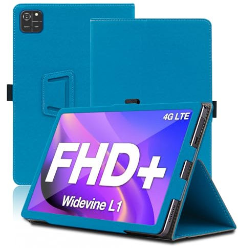 Hülle für AGM PAD T1 10.95 Zoll, AGM PAD T1 Tablet Schutzhülle, Klappständer Schutzhülle mit Stifthalter und Handschlaufe, Umfassender Schutz. (Hellblau)