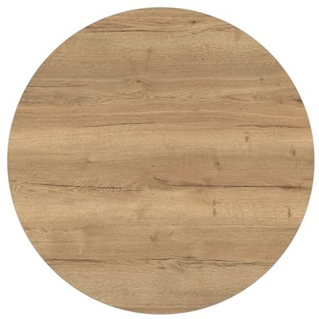 Highcovercaps Self Adhesive Screw Hole Cover Caps, Oak Style, 700 Pieces/5 Sheets, 12mm, Waterproof Stickers for Wooden Furniture (Natural Halifax Oak)