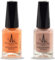 (2Pcs Set) Henna Infused Halal Nail Polish Permeable Nail Polish Vegan Long lasting Nail polish (Dusty Pink, Amber)