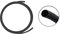 Wenzhou Hongxin E305314 Isolierschlauch HXT600 Kabel Schutz Schlauch Ø 4 mm innen PVC (Schwarz 1 Meter)