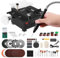Mini Multi-Functional Table Saw, Mini Table Saw for Crafts, Portable Electric Small Wood Cutting Desktop Cutter Engraving Machine, Adjustable Mitre Tablesaw Polisher Tool for Wood Plastic Acrylic