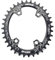 ZHAOQIN Kettenblatt 96bcd Mountainbike Kettenblatt BCD 96 Rund Oval 32/34/36/38T Krone Platte Teile Fahrrad Kettenblatt(36T,96BCD Oval Black)