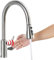 Kitchen Sink Tap touchless Sensor with Pull Out Sprayer, Kitchen Mixer Tap Automatic Sensor, 360° Swivel KitchenTap with 3 Function Sprayer, Stainless Steel