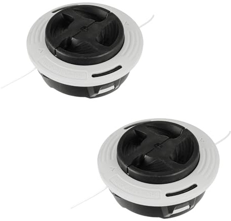 HUAREW Mähkopf für Autocut C26-2, Fadenkopf für Motorsense, kompatibel mit FS55 FS56 FS56R FS70 FS70R FS74 FS76 FS80 FS85 FS80R FS85R FS90 Freischneider und Motorsense Mähkopf Auto-Cut C 26-2(2 Pack)