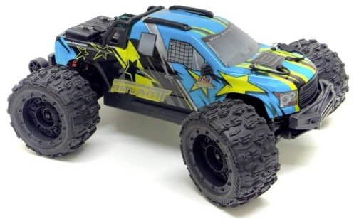 Absima Mini AMT Fluo Blau Brushless 1:16 RC Modellauto Elektro Monstertruck Allradantrieb (4WD) RTR 2,4 GHz