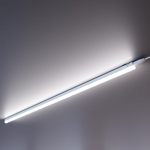 ledscom.de LED Unterbauleuchte RIGEL, Stecker, 113cm, 15,1 W, 1692lm, weiß