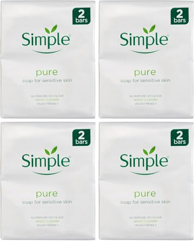 Simple Soap 2 x 100g (Pack of 4)