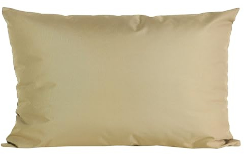 JACK 30x50cm Outdoor Lounge Kissen Dekokissen inkl. XXL-Füllung Wasserabweisend Sitzkissen Garten Stuhl Lotus Effekt, Farbe:Taupe