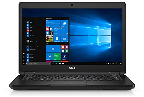 Dell Latitude 5480 14-Inch Laptop - (Black) (Intel Core i5-7200U 2.5 GHz, 8 GB RAM, 128 GB SSD, Windows 10 Pro)