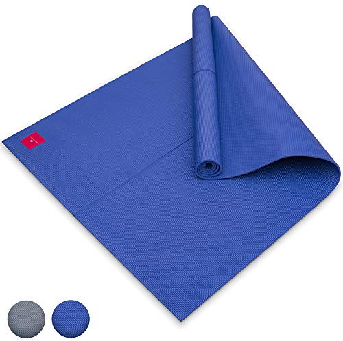 SHANTI NATION - Shanti Mat XXL - sehr große Yogamatte - extra breit und lang - 200 x 100 x 0,6 cm - auch für Pilates & Fitness - midnight