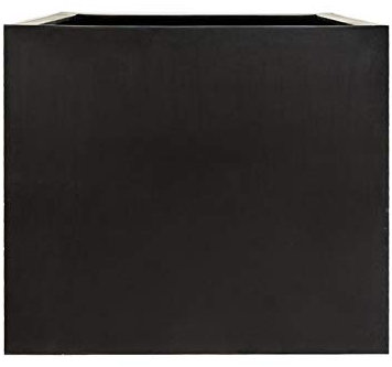 Pflanzwerk® Pot de Fleur Fibre de Verre XXXL Cube Anthracite 85x100x100cm *Jardinière antigel* *Protection UV* *Qualité européenne*