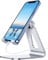 Gritin Phone Stand, Adjustable Phone Holder Cradle Dock - Full Aluminum Desktop Holder Stand for iPhone15, 14, 14 Plus, 13, 13 Pro Max, 12 Mini, XR X 7 6 Plus, Galaxy