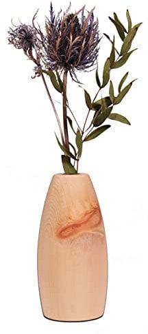 Dekobox Vase aus Zirbenholz - Fiona - Blumenvase aus Zirbe