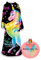 Morbuy Wearable Decke Mit Ärmeln Arme Einhorn, 3D Gedruckt Super Soft Warm Comfy Plüsch Ärmeln, TV Lazy Robe Decke Für Erwachsene Frauen Männer (127 x 178cm,Bunt)