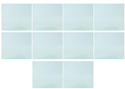10 Piezas 138x122mm Protector Pantalla Soldadura Excelente Placa Protectora Transparente para Casco de Soldadura de policarbonato, Suministros industriales de Lentes de Repuesto, caída de presión