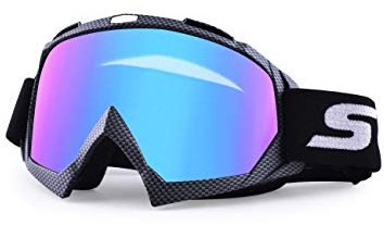 SGTTX Motorradbrille, ATV Dirt Bike Off Road Racing MX-Fahrbrille Anti-UV-Schutzbrille Winddichte staubdichte Motocross-Brille Anti-Scratch-Motorradbrille zum Radfahren/Reiten/Klettern/Skifahren