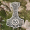 Fourth Level MFG 12 Celtic Thor Hammer, Ancient Gaelic Wood Wall Art,Protection and Strength Symbol, Sacred Mystical Sculpture for Hanging Home Decor