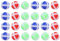 TOYANDONA 50pcs Kids Sticky Ball for Fabric Board, Hook and Loop Balls, Balls Light Sticky on Dartboard Balls Accessories (Random Color)