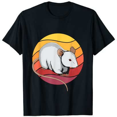 Mouse Retro Sunset Rodent Mice T-Shirt