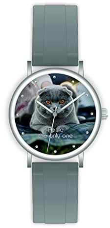 memories Armbanduhr mit Foto personalisiertes Geschenk 40mm Silikonband Made in Germany