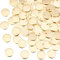 UNICRAFTALE 100 Stück 304 Edelstahl Charms 10mm Flache Runde Anhänger Stanzen Blanko Tag Für Halskette Ohrring Schmuckherstellung Goldener Anhänger Kleines Loch 1.5 mm