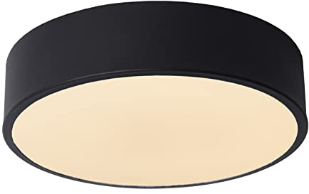 LUCIDE UNAR - Deckenleuchte - Ø 20 cm - LED 3 StepDim - 1x12W 2700K - Schwarz