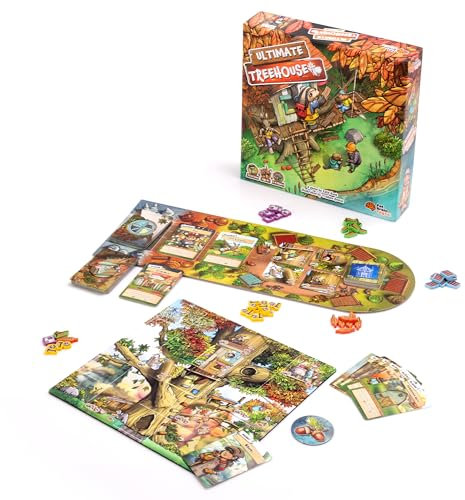 Fat Brain Toys Ultimate Treehouse Deluxe Edition – Familien-Strategiespiel, ab 8 Jahren