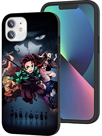 WANGQINHAI Kompatibel mit iPhone 11, Anime Cool Manga TPU Fallschutz, stoßdämpfend, kratzfest, Handyhülle (Anime-Demon-Slayer-Comic-2)