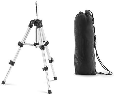 Steinberg Systems SBS-TRIPOD-109 Stativ 270-402 mm Gewinde 1/4 Tripod Universalstativ, Fotokamera, Videokamera, Kreuzlinienlaser, Handy Stativ