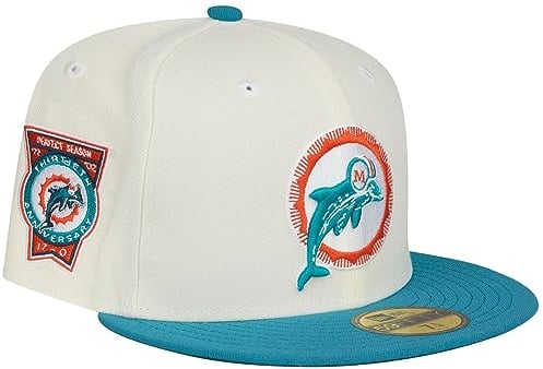 New Era 59Fifty Fitted Cap SIDEPATCH Miami Dolphins - 7 1/2