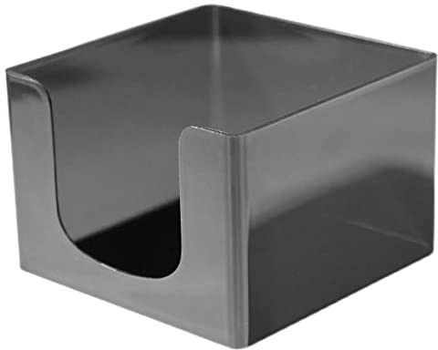 Serviettenhalter Schwarz aus Harz, Serviettenspender für Papierservietten | Wasserdichter Cocktail Serviettenständer für Küche, Bad, Restaurant & Party Deko - Bar Zubehör und Dekor