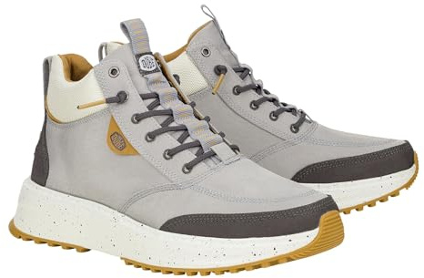HEYDUDE Men's Tahoe Classic Ankle Boot, Grey, 10